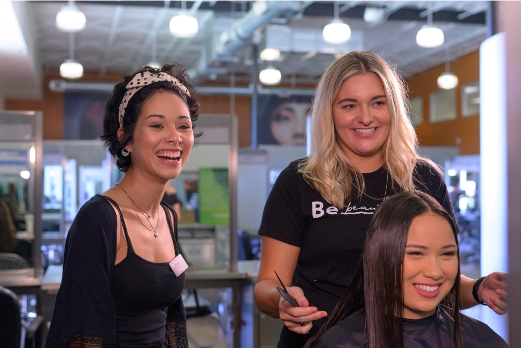 Cosmetology Students at Be Aveda