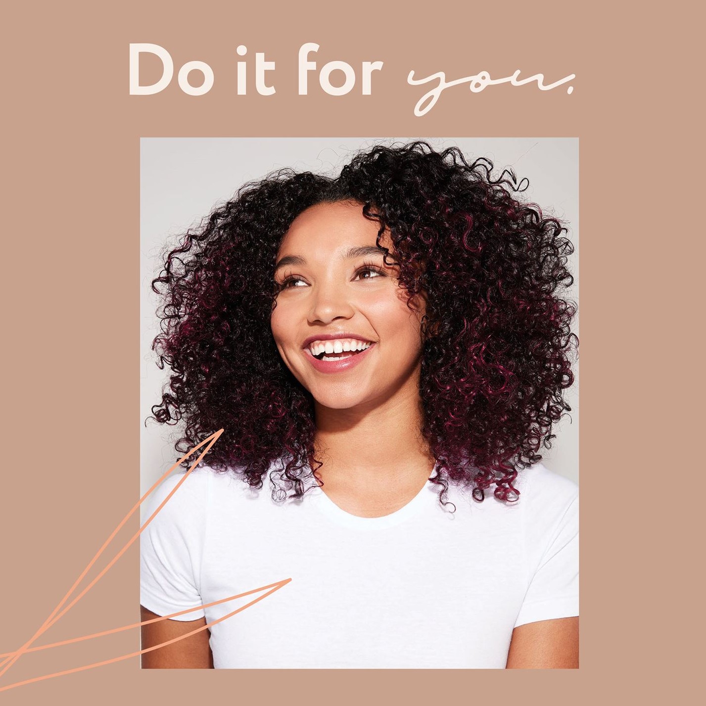 Girl with brown hair smiling